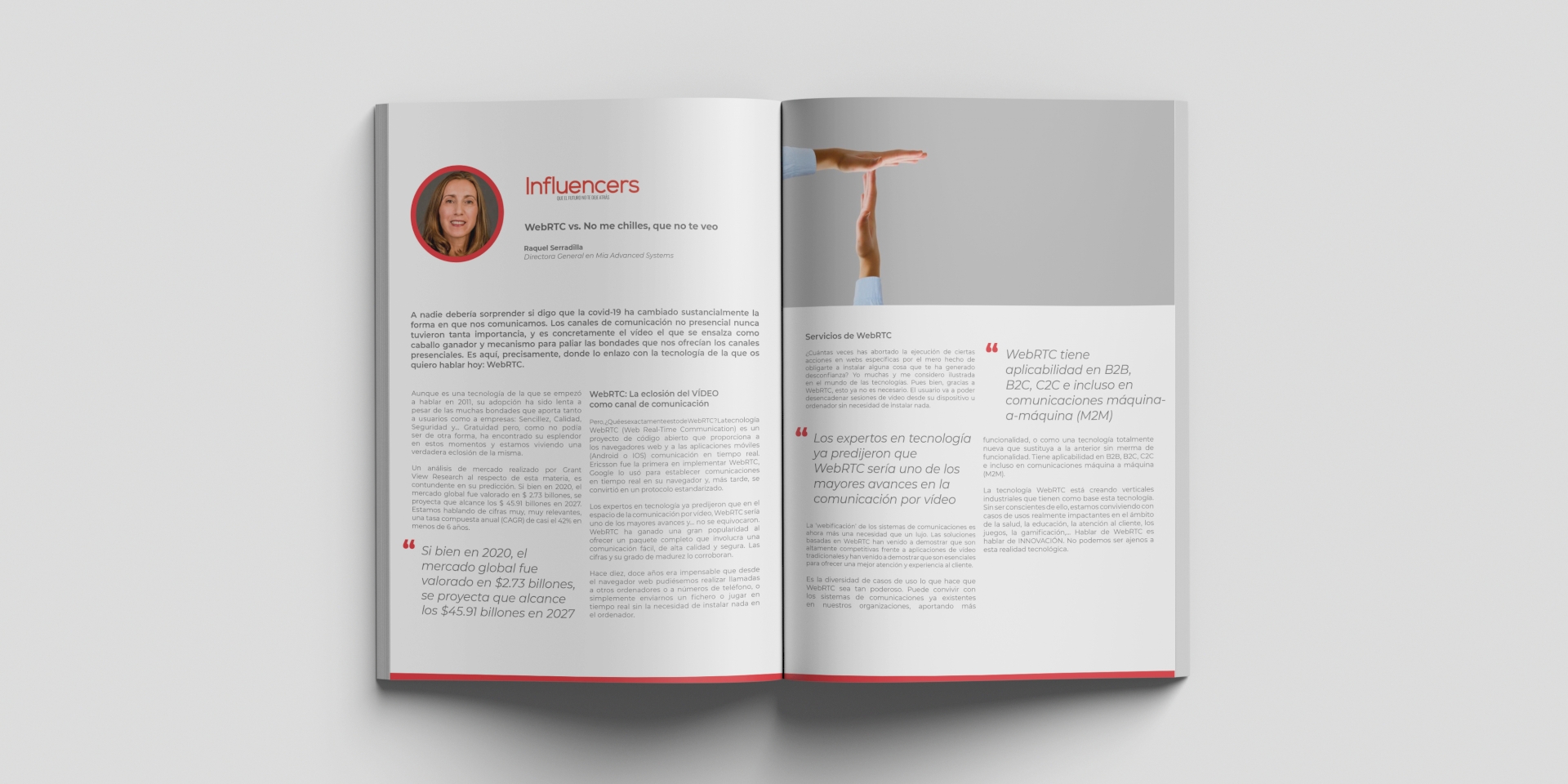 Artículo de Raquel Serradilla, Directora General en MIA Advanced Sistems: WebRTC